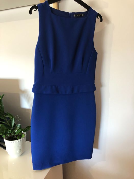 Vestido Mango Azul M