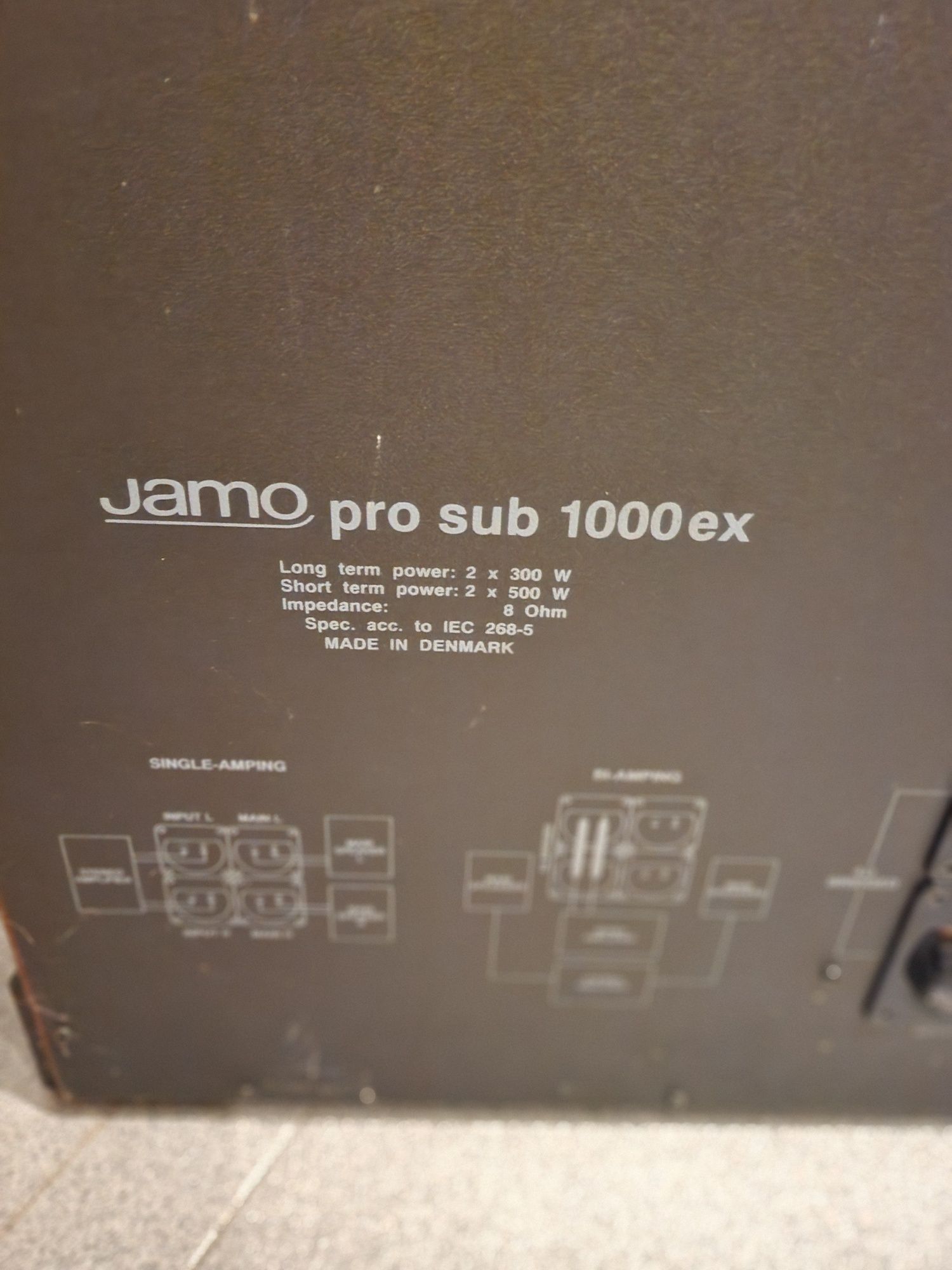 Jamo pro sub 1000ex