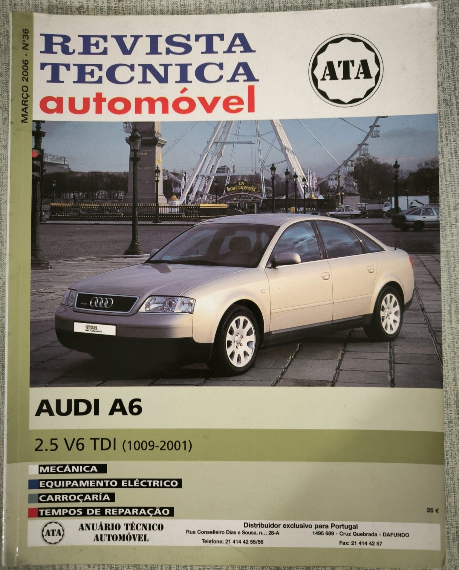 Livro Técnico Audi A6