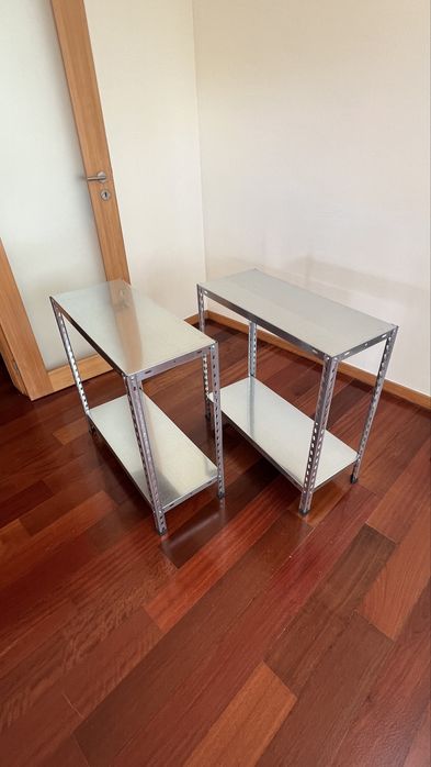 Estante de metal em aço / prateleiras