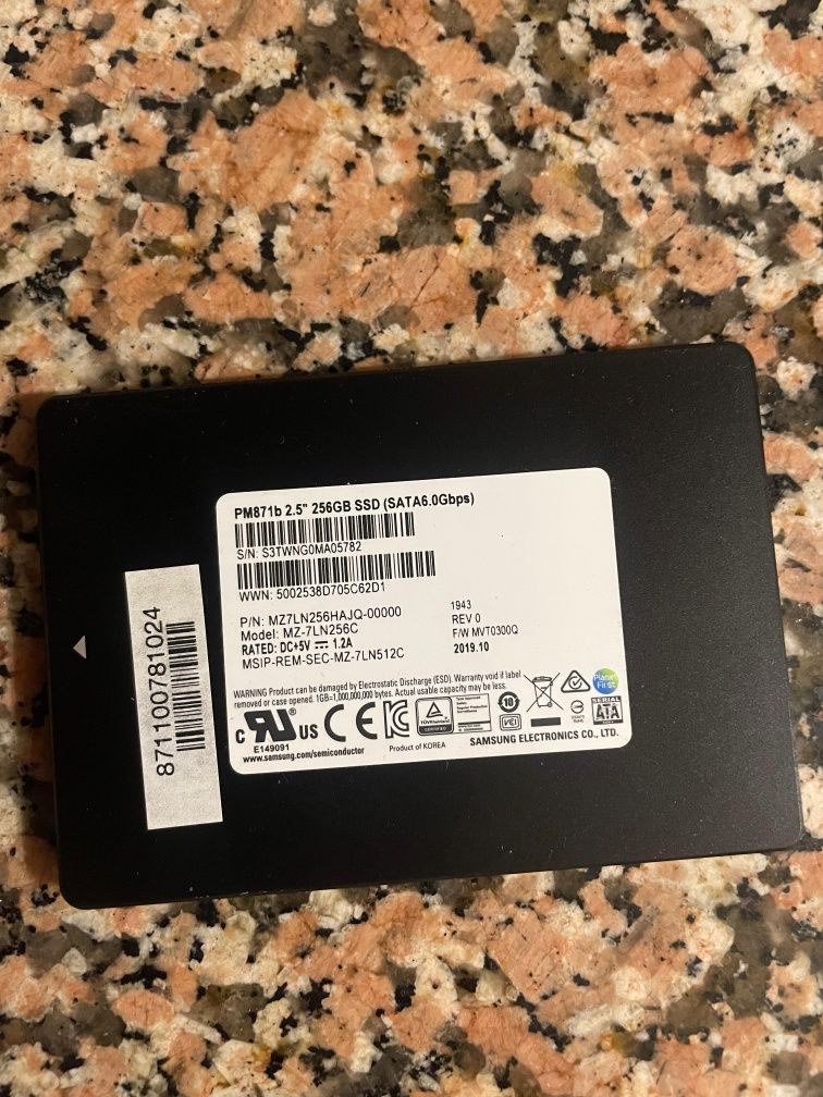 Disco Ssd 256Gb Samsung