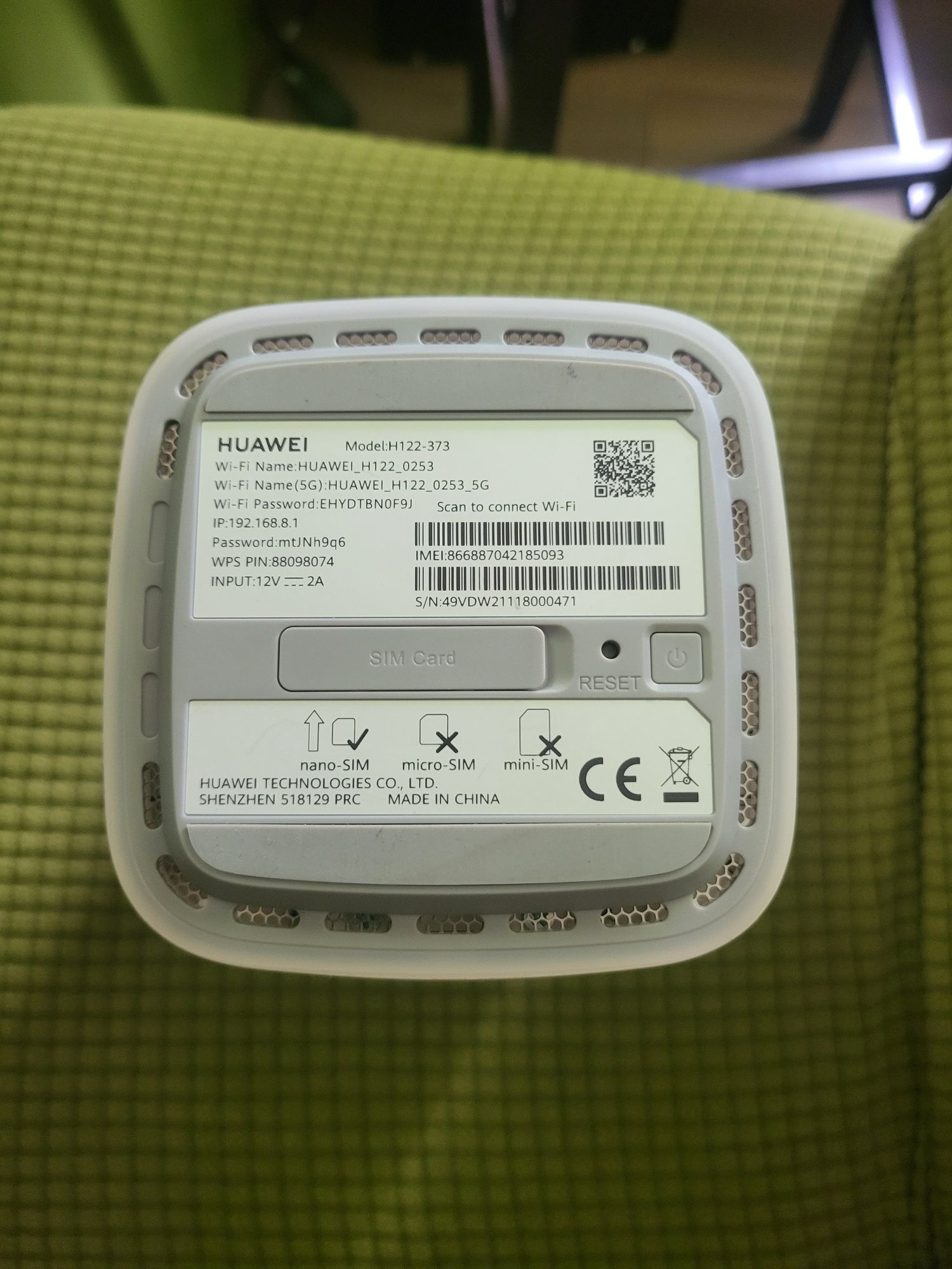 Sprzedam Router 5G Huawei Model H122-373