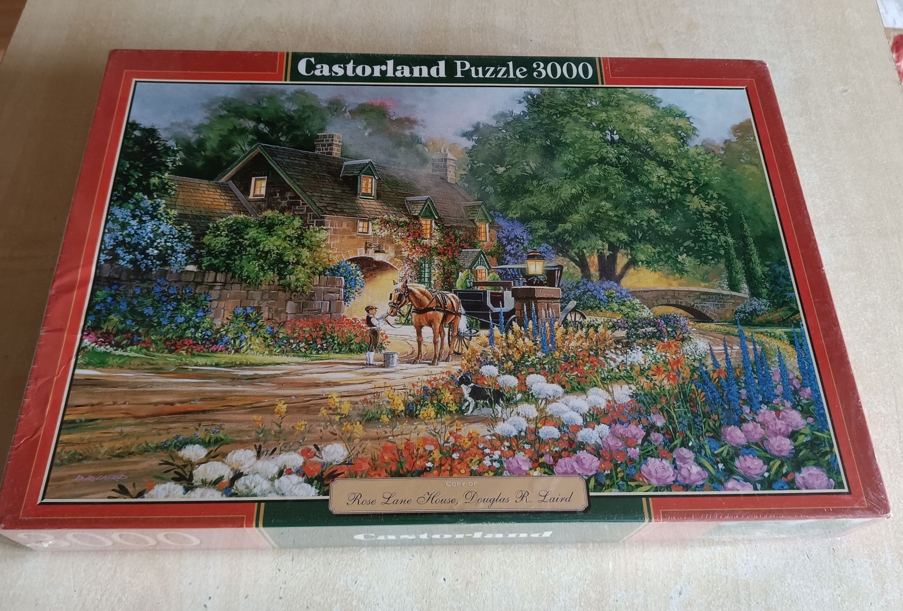 Puzzle 3000 zielona seria