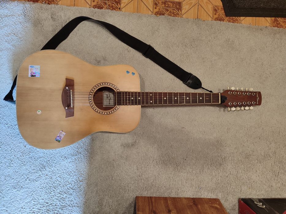 Гітара акустична 12- струнна Leo Tone Trembita, каподастр,