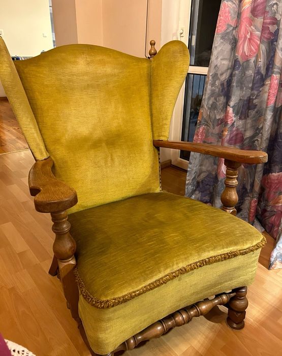 Zestaw Ludwik kanapa fotele ludwikowski