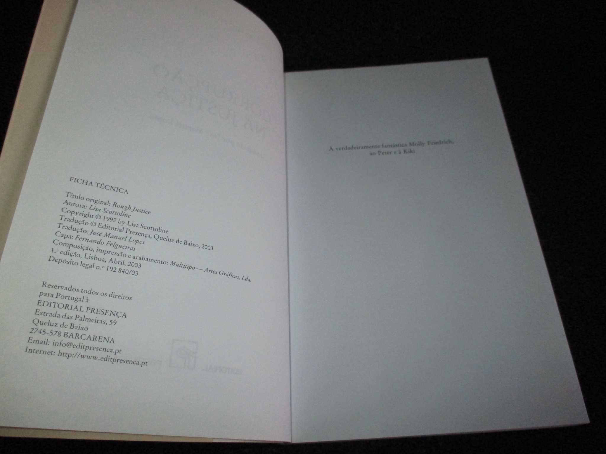 Livro Corrupção na Justiça Lisa Scottoline