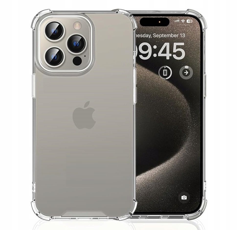 Etui Do Apple Iphone 15 Pro Anti Shock Case Bezbarwny