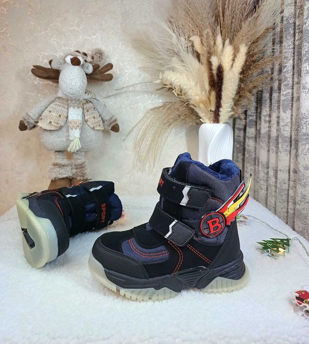 Дитячі зимові чоботи черевики Томм для хлопчика 28 29 30 31 32 дутіки