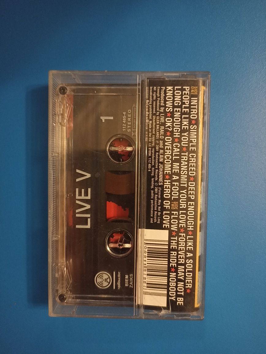 LIVE v kaseta magnetofonowa audio