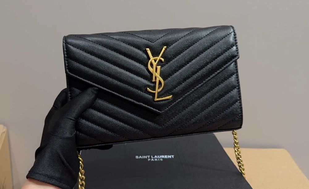 Сумка клатч YSL WOC Сен Лоран