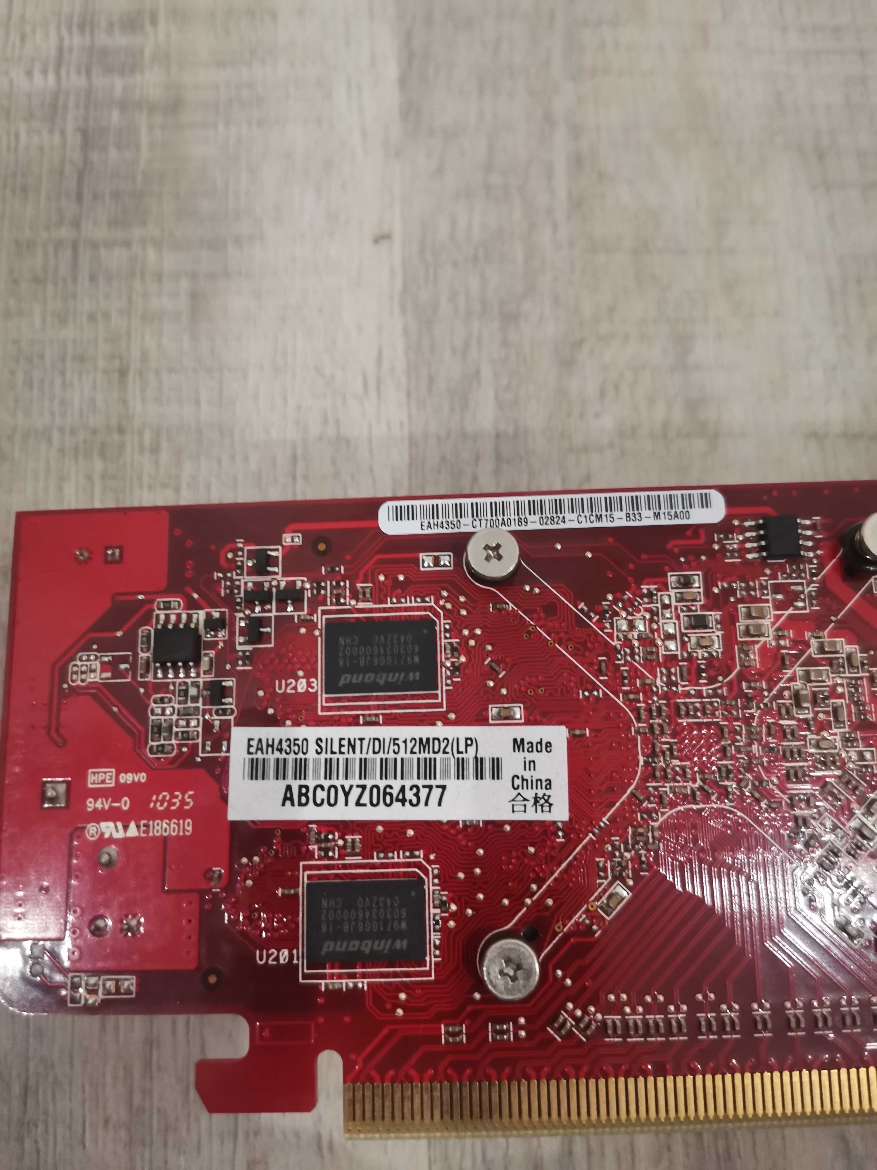 Placa Gráfica Asus AMD Radeon HD 4350 EAH4350 SILENT 512Mb PCI-e