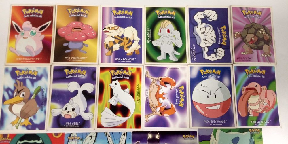 Caixa Pokemon Super Mário - cartas Pokemon topps 2000 e cromos boomer
