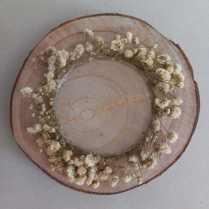 Base Tronco Decorativo para Vela