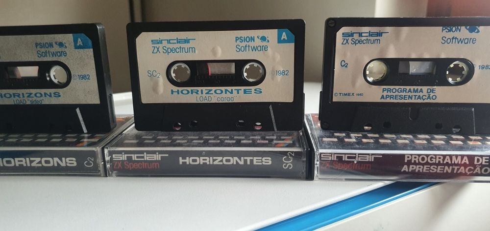 ZX Spectrum- 3 K7 de Apresentação - de 3 países, PT, UK e ES