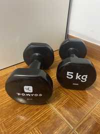 Par de halteres 5kg