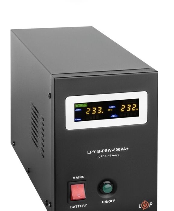 ДБЖ з правильною синусоїдою 12V LPY-B-PSW-800VA