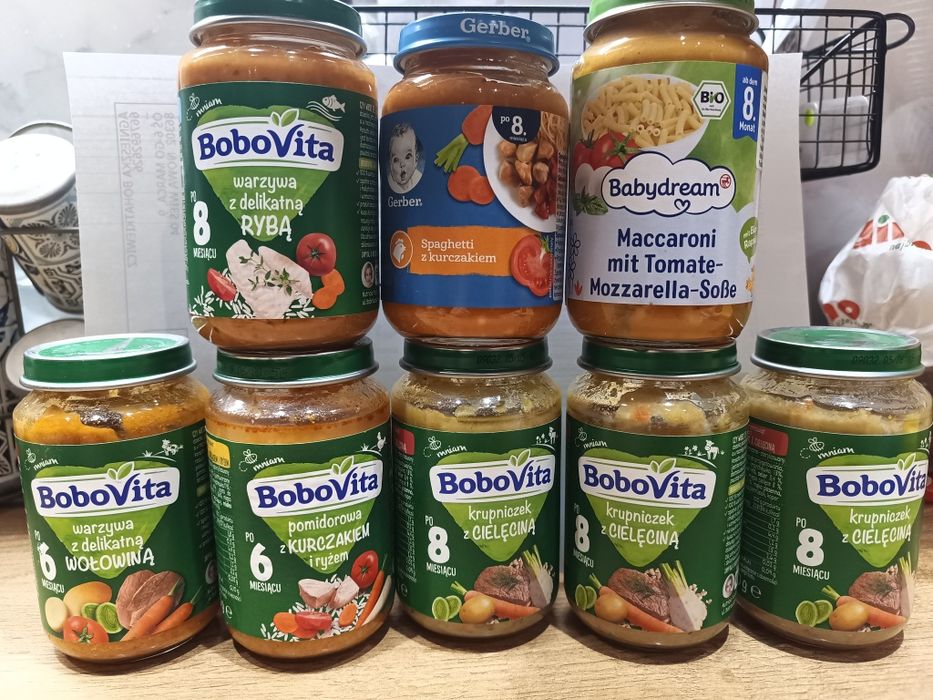 Obiadki dla dzieci w słoiczkach