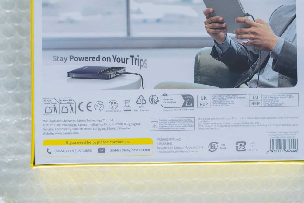 Павербанк Baseus 100W 20000mAh Power Bank  для ноутбука телефона та ін