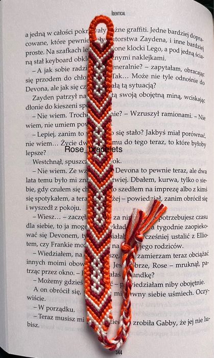 Nowa bransoletka z muliny mulina