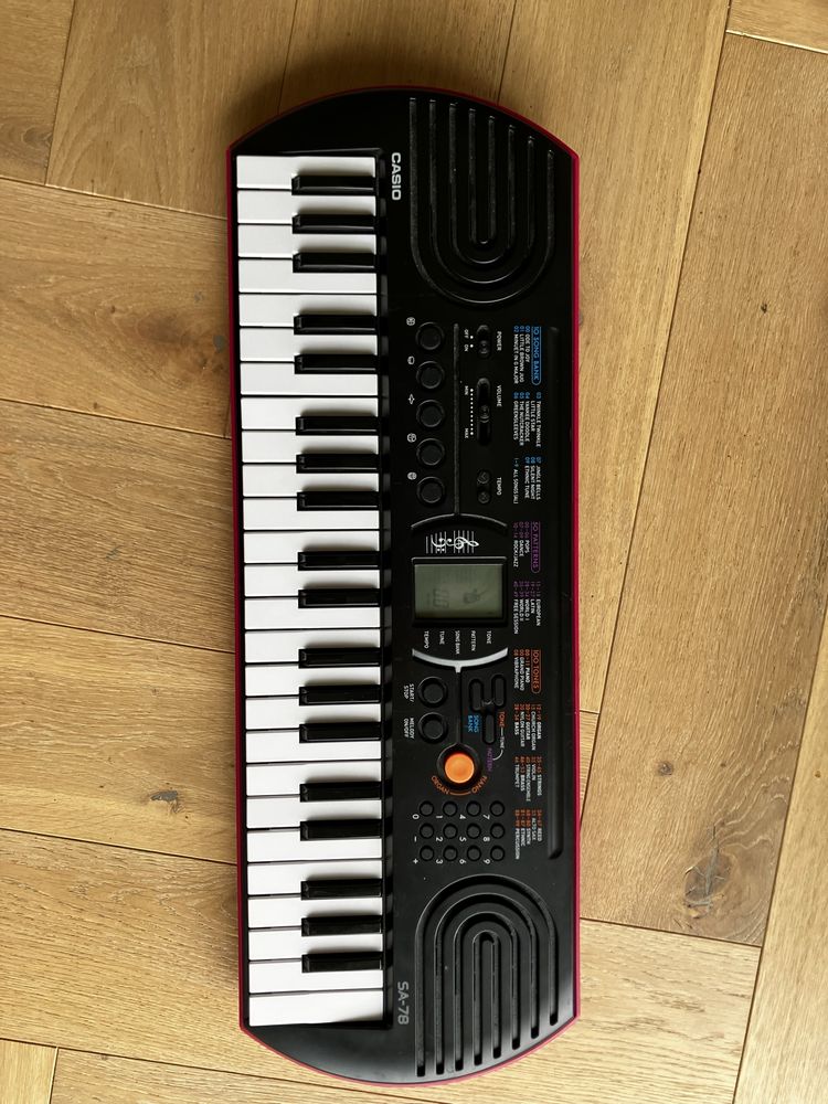 Keyboard Casio SA-78 - klawiatura dla dziecka idealna na start