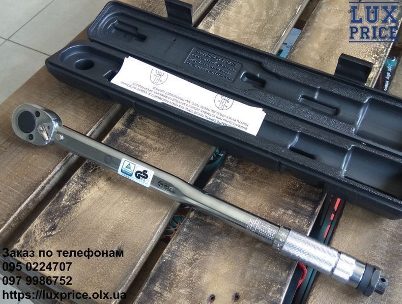 Динамометрический ключ 1/2", 28-210 NM INTERTOOL XT-9006