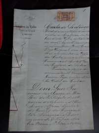 Documento Selado :  Carta de Sentença , Ano  1874