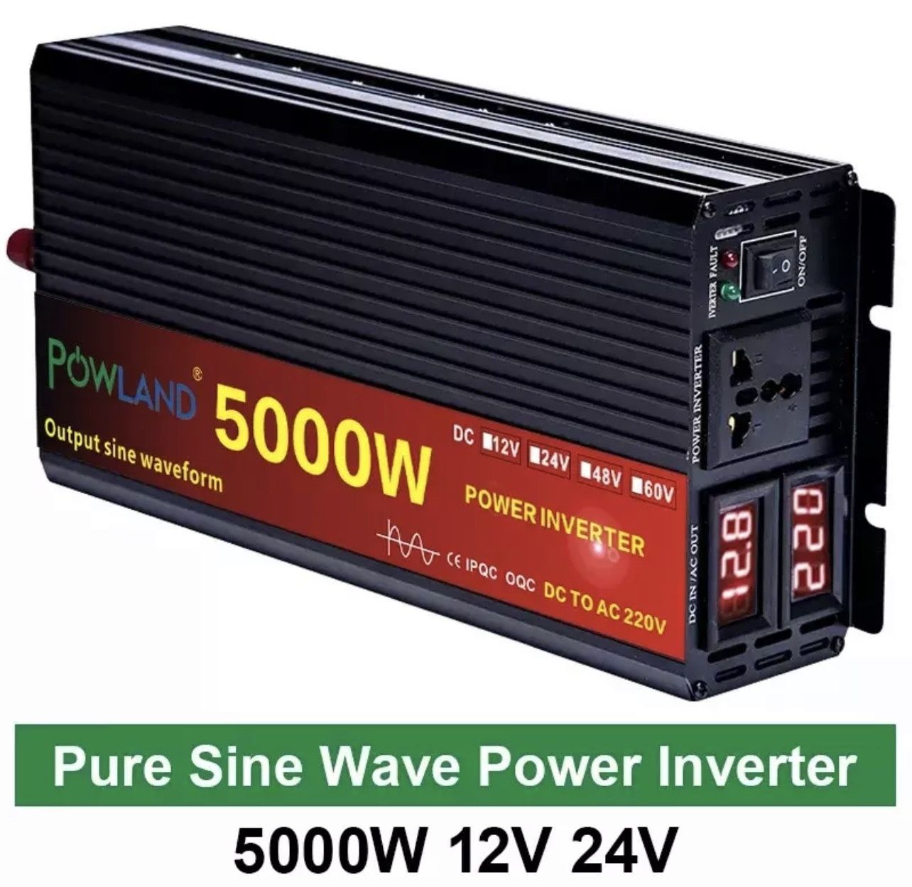 Инвертор 4000 пика inverter 2. кВт номинал инвектор