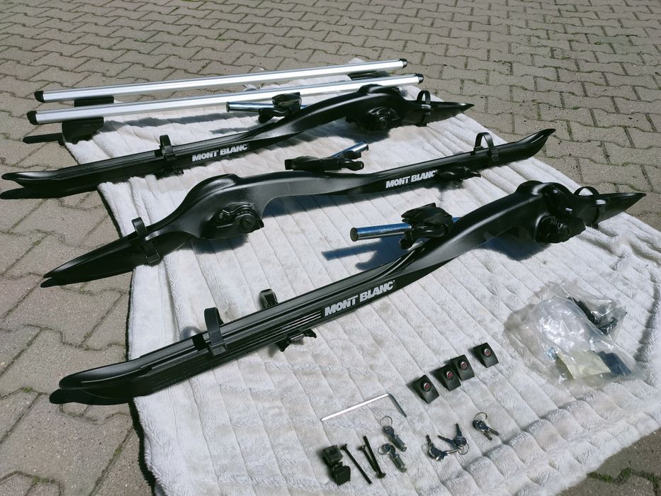 Mont Blanc barracuda 529 + Relingi bagażnik dachowy Mont Blanc Komplet