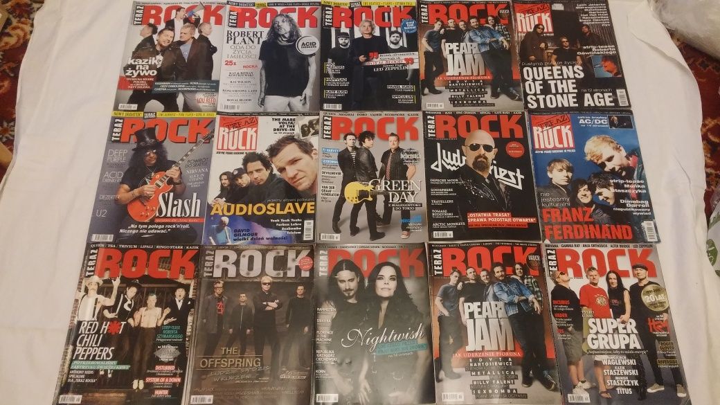 Czasopisma muzyczne teraz rock