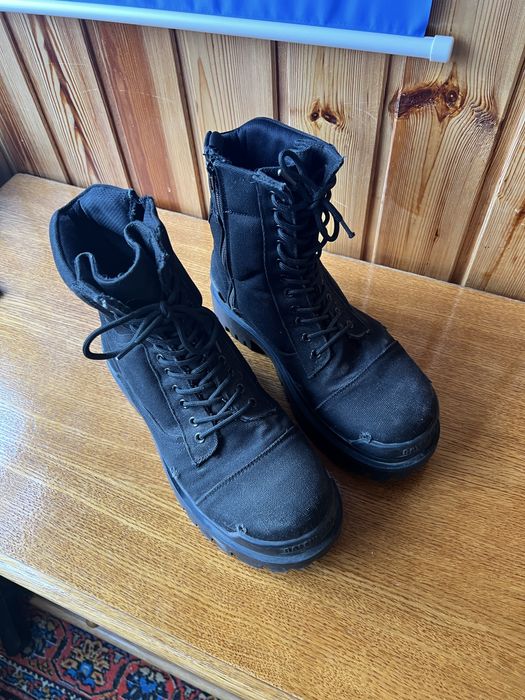 Balenciaga Strike boots black distress ботинки | баленсіага страйк