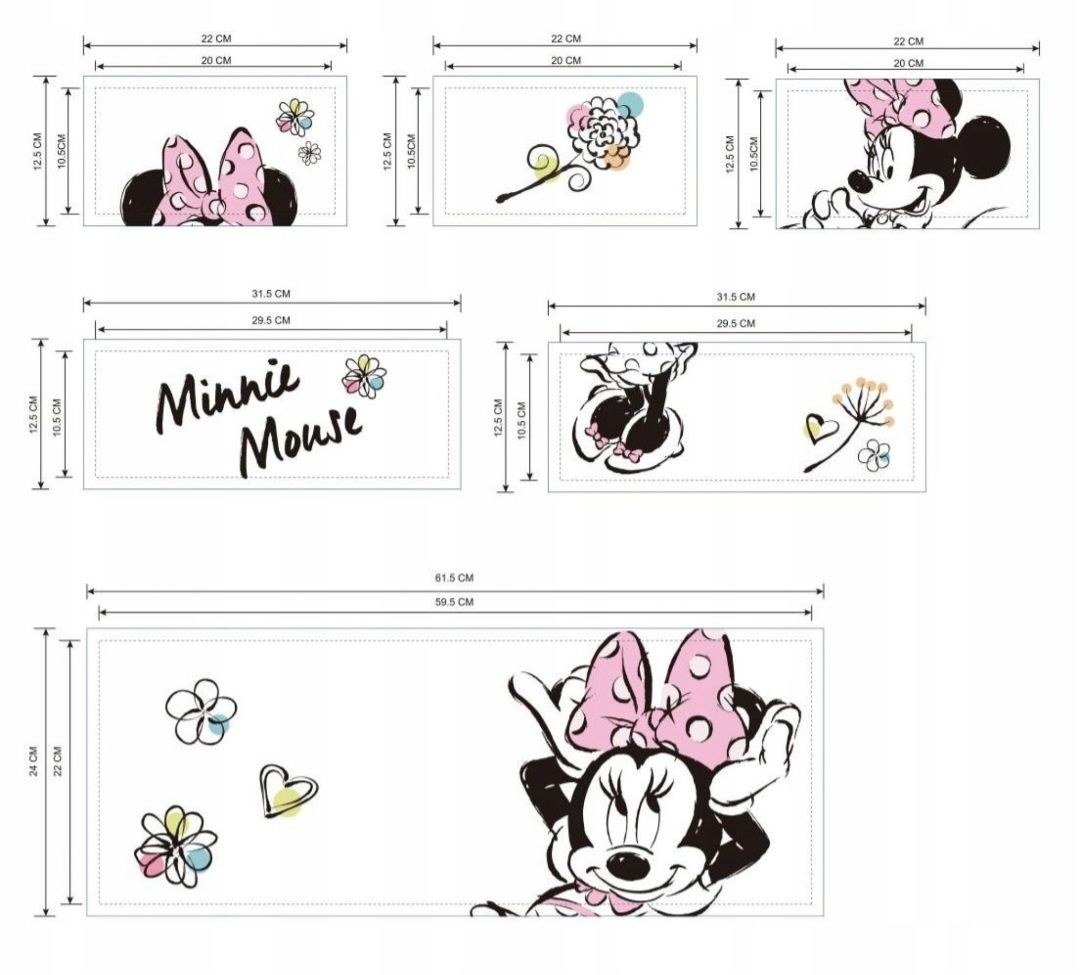Myszka minnie miki regał pojemnik organizer