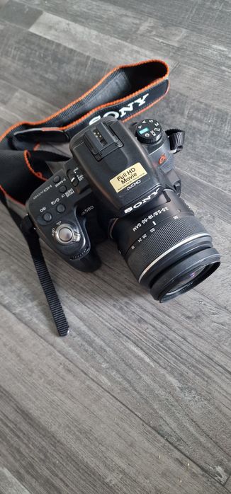 Aparat lustrzanka SONY a580 z obiektywem