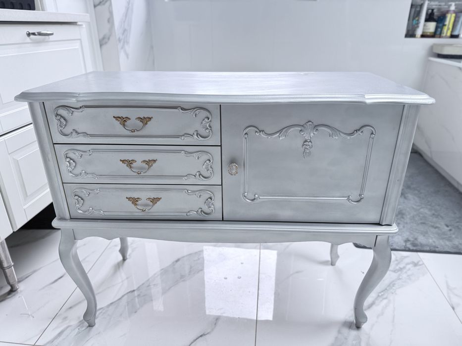 Komoda ludwik retro glamour szuflady szafka toaletka stylowa