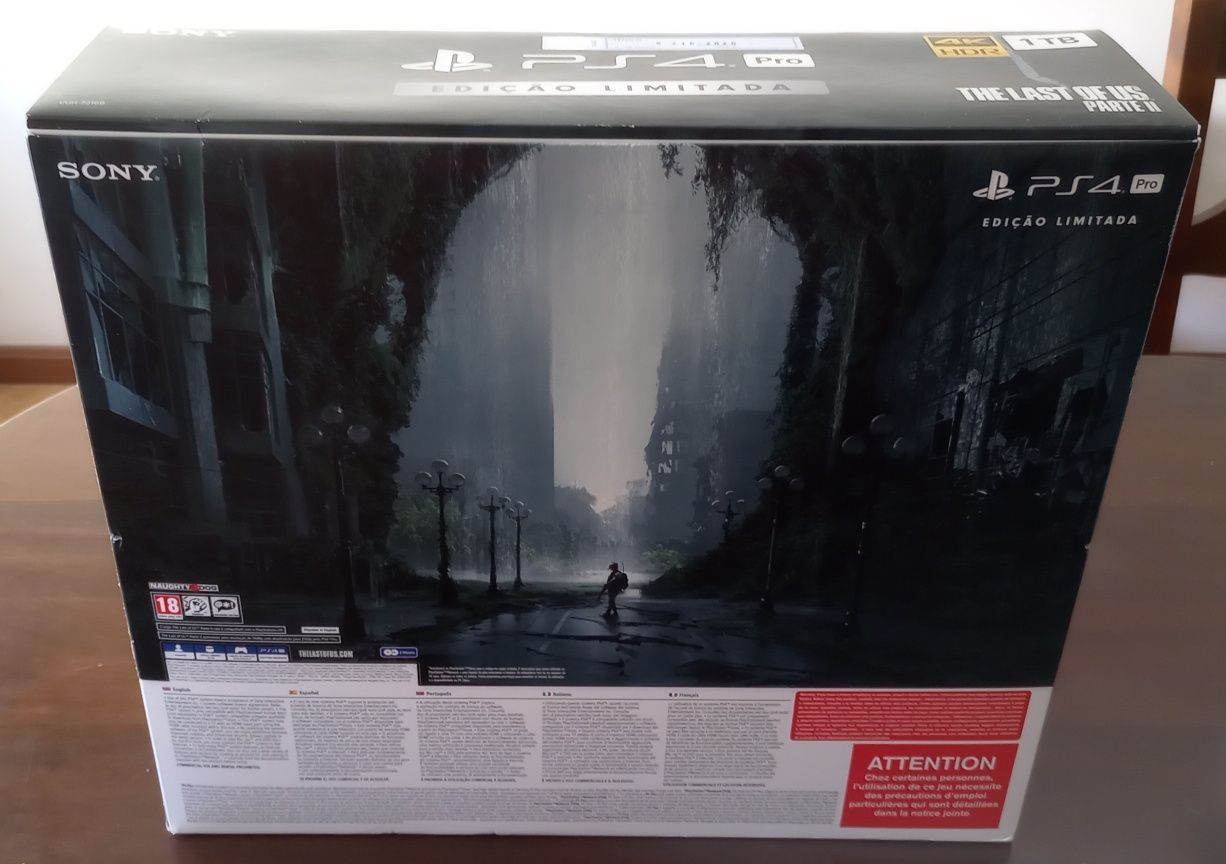 PS4 Pro 1TB The Last of Us Part 2 limited edition (Leia a descrição)