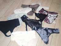 Stringi majtki damskie roz.M Esotiq Spanx Zestaw Pakiet 11szt