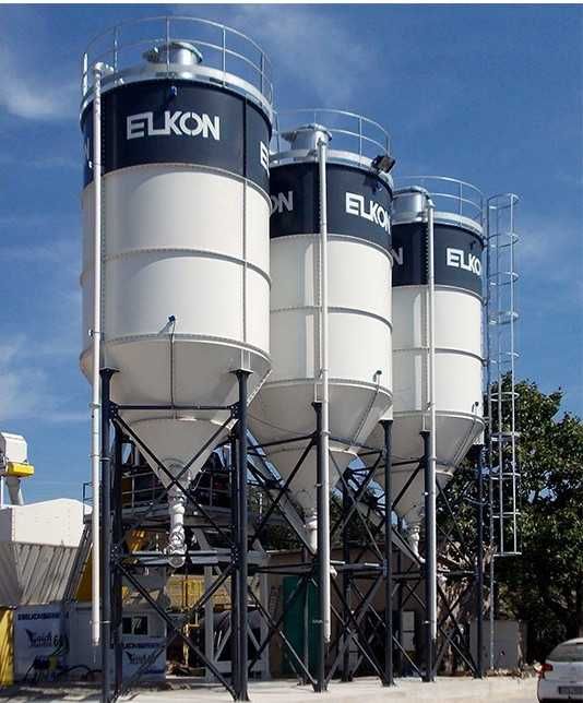 Skręcany Silos na cement  100 ton (75 m³) z osprzętem i z dostawą