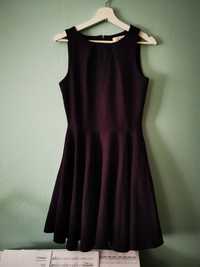 Sukienka closet london ciemna śliwka pełny klosz rozmiar 38