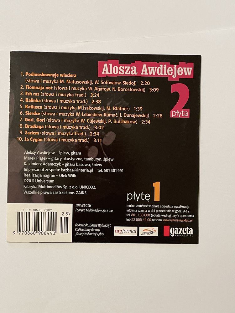 Alosza Awdiejew 2 x CD