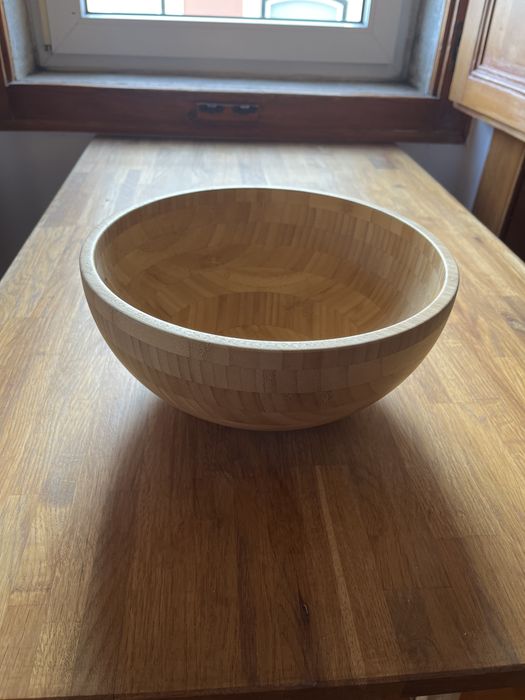 Taça de salada em bambu IKEA