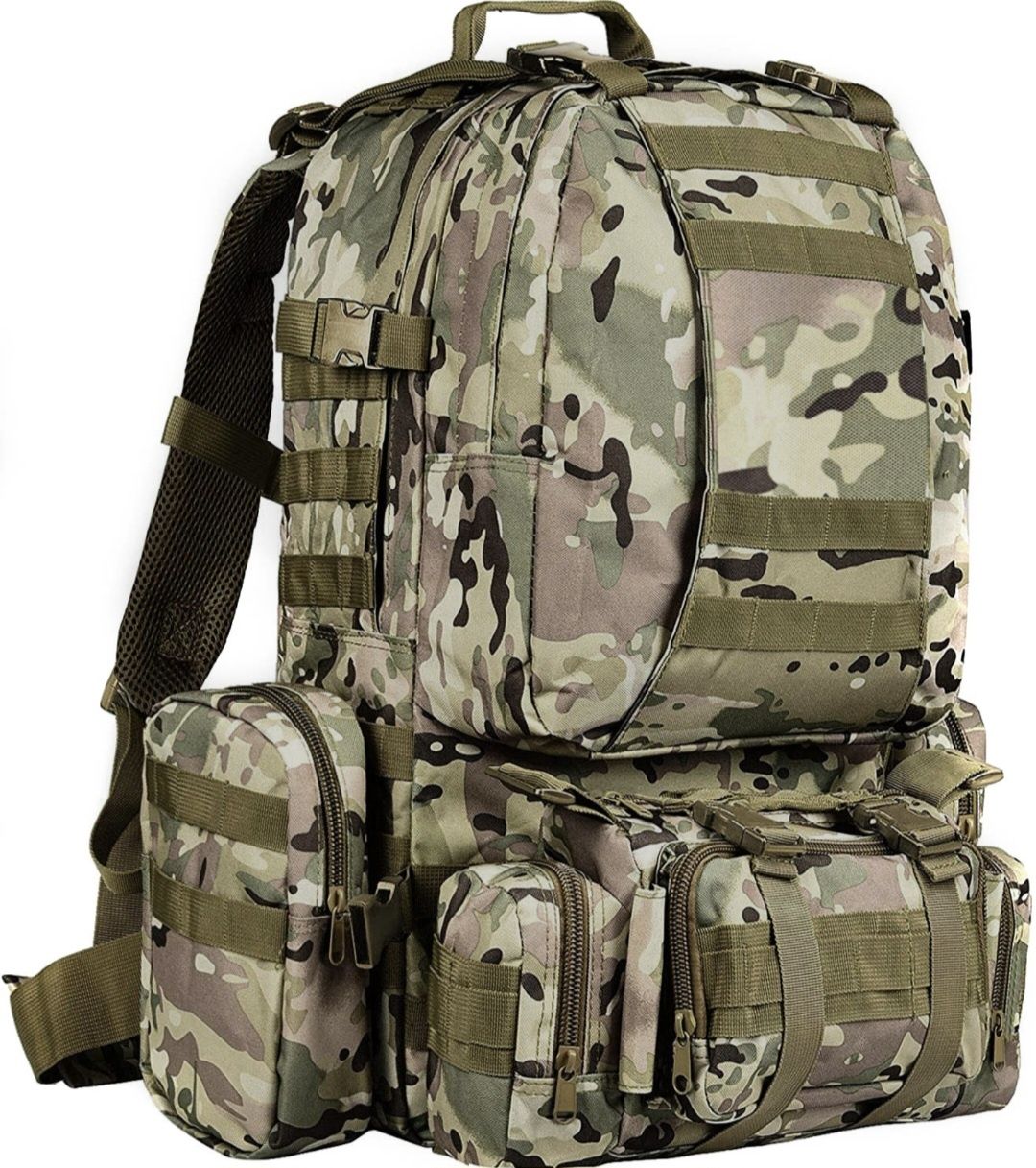 Plecak wojskowy 4w1 taktyczny militarny Moro Survivalowy Torba wojskow