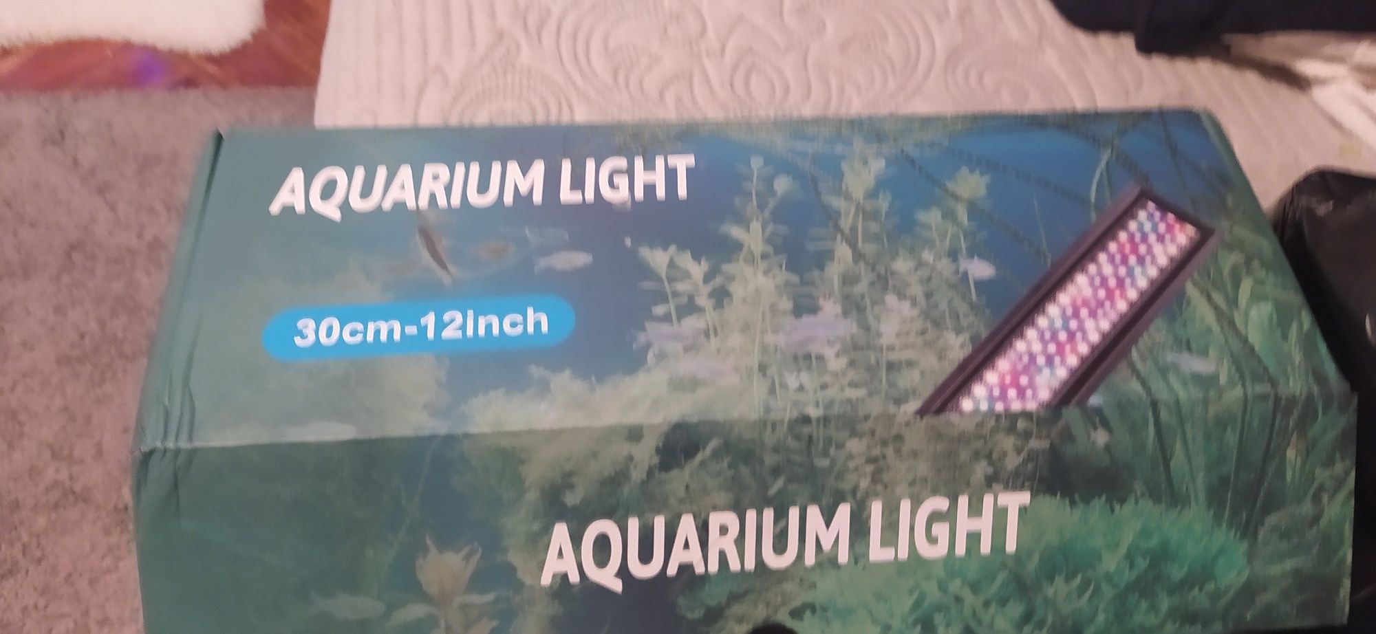 Iluminação led programável nascer/por do sol 30cm