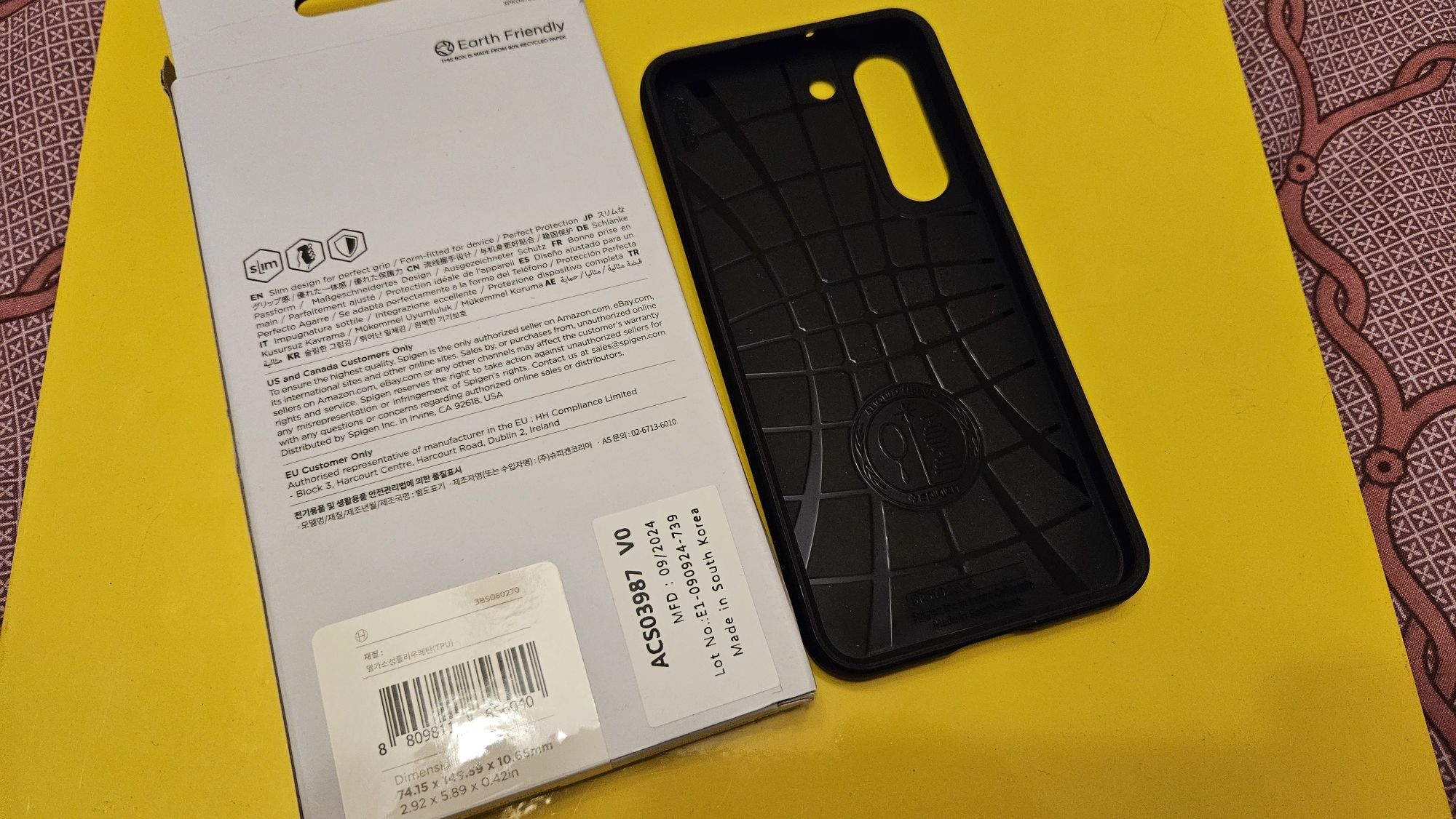 Чохол Samsung S22, Spigen (SGP) Liquid Air Matte Black