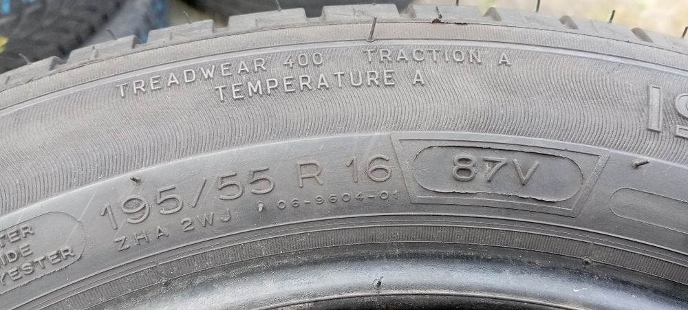 Opony 4szt 195/55/16 87V Michelin Energy Saver+ Idealne 7-7,2mm