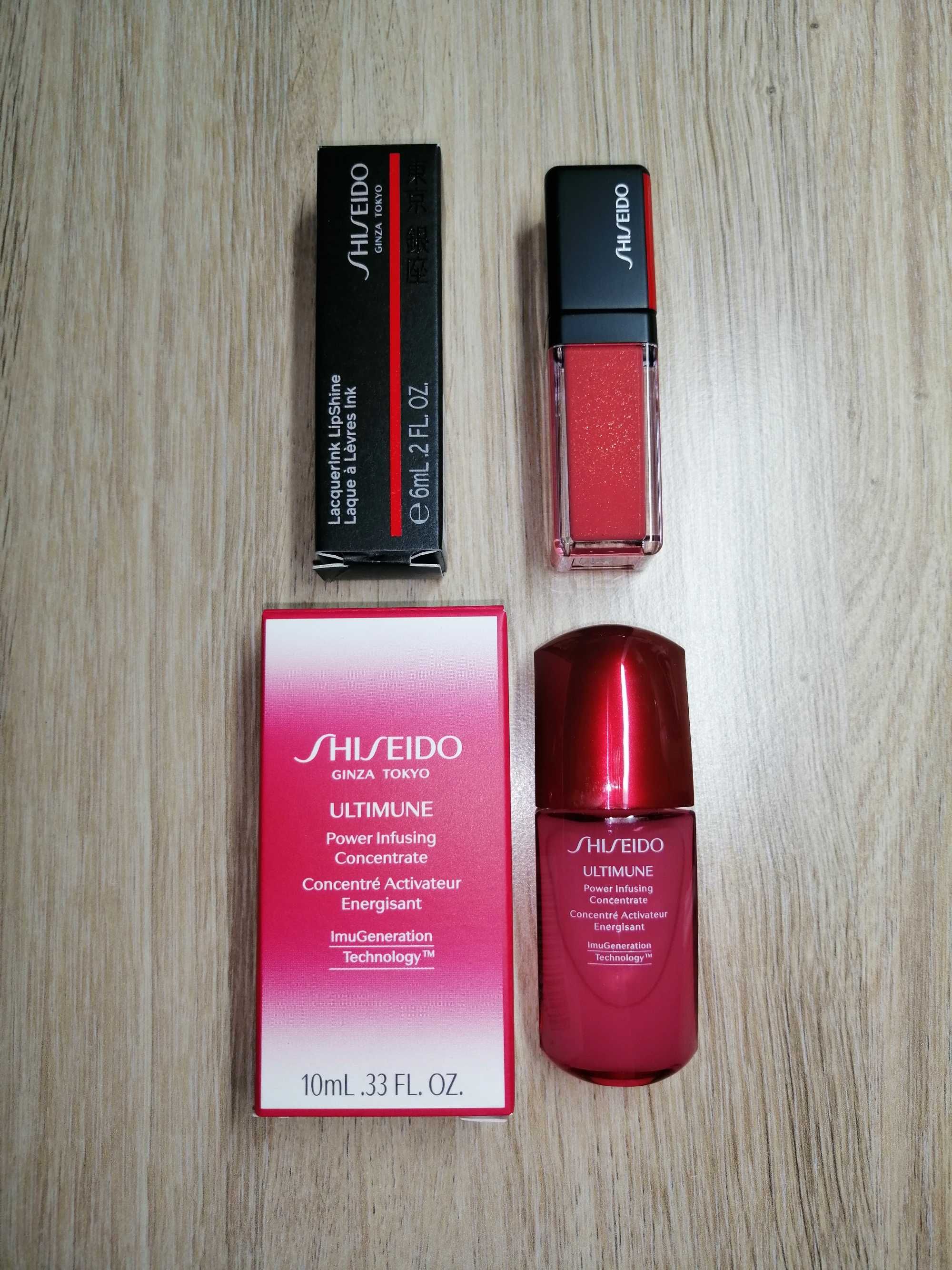Shiseido szminka w płynie LaquerInk Lipshine Ultimune Concentrate