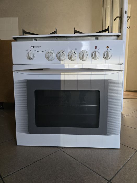 Kuchenka, płyta gazowa, piekarnik elektryczny Mastercook