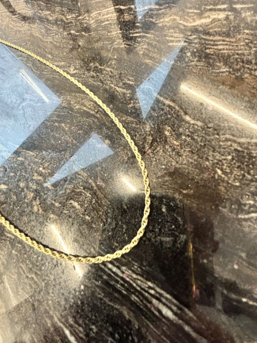 Złoty łańcuszek splot Garibaldi 8g