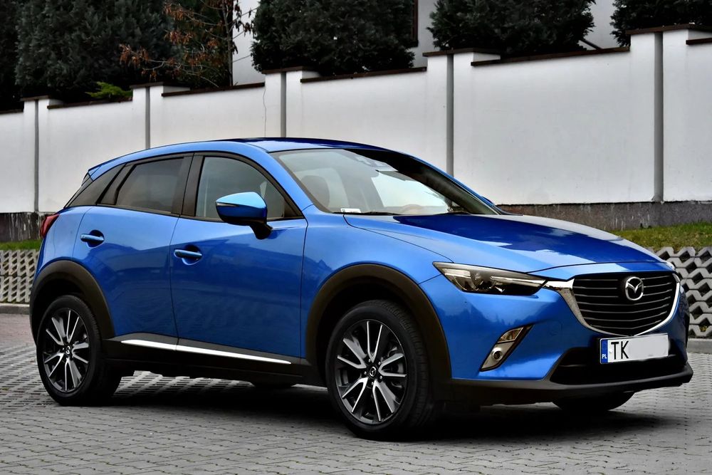Mazda CX-3 Salon POLSKA,I właściciel,Przebieg:95000km,4x4 150koni,FullOPCJA,2xALU