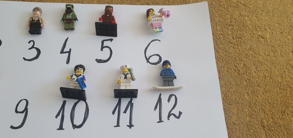 Klocki lego figurki Partia nr 8