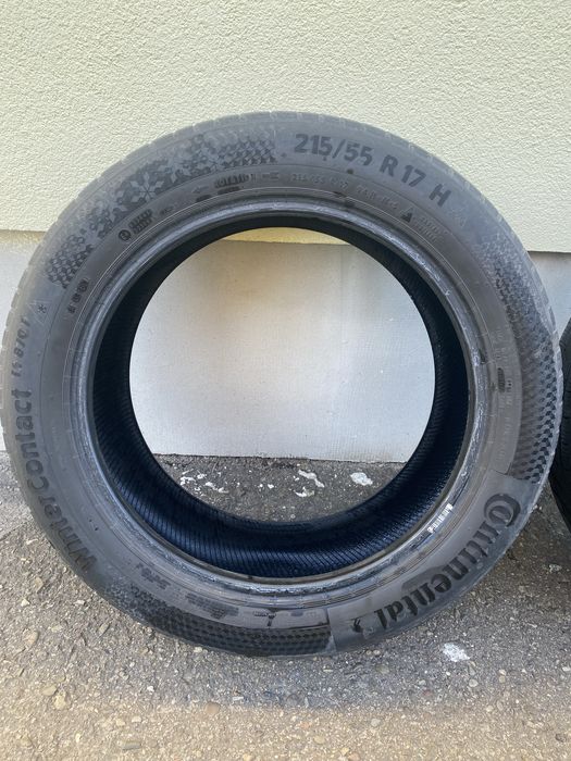 Комплект зимової резини Continental 215/55/R17 2000 грн за комплект