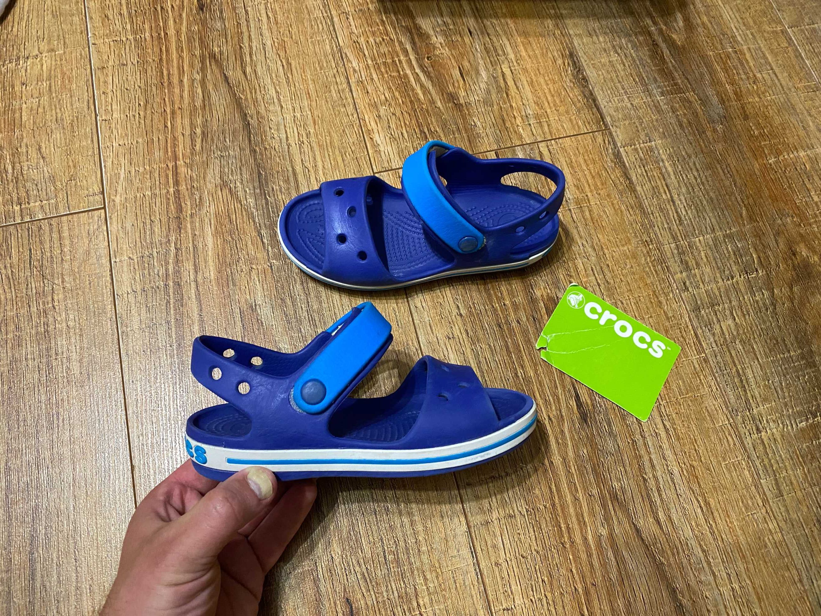 Crocs шлепки босоножки сандали детские сабо Кроксы р.28 С-12